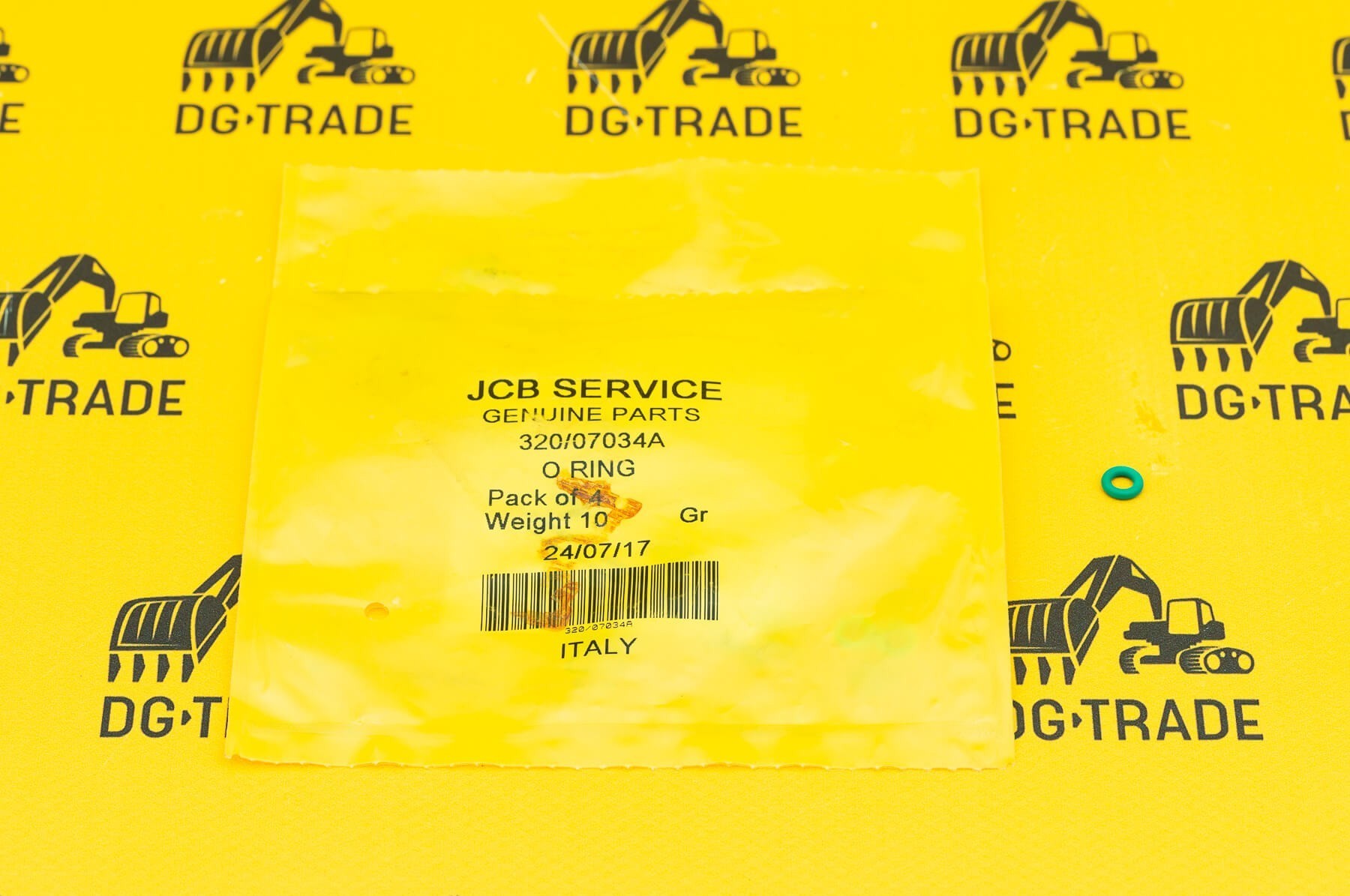 Кольцо уплотнительное обратки форсунки 320/07034А / JCB