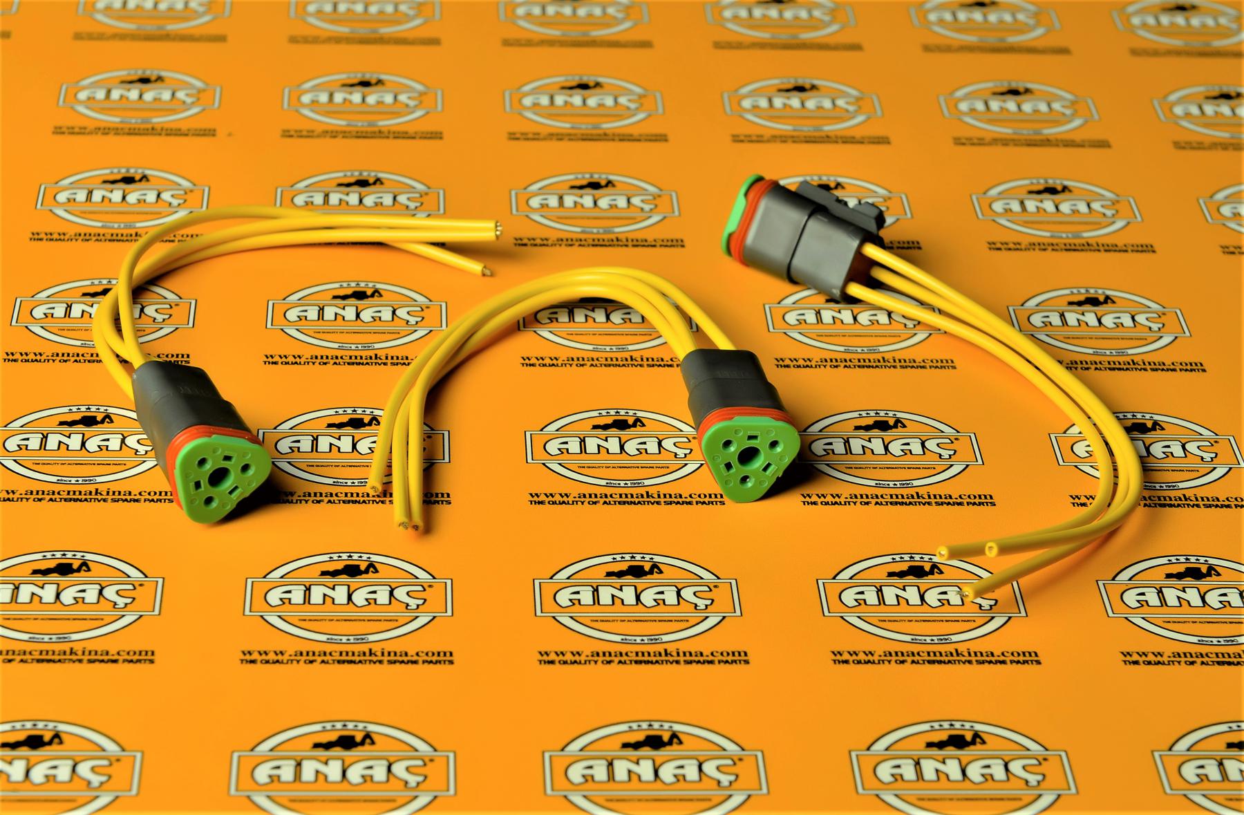 Штекер (3 контакта) SOCKET 3 / ANAC