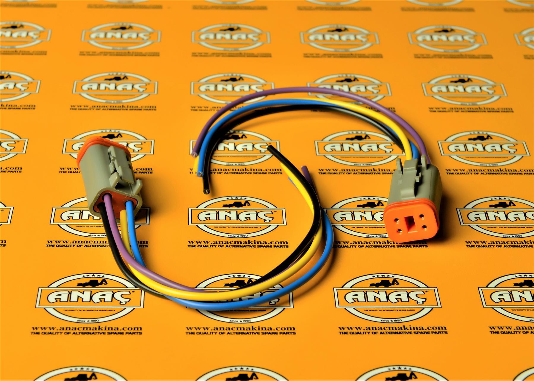 Штекер заднего фонаря (4 контакта) / ANAC