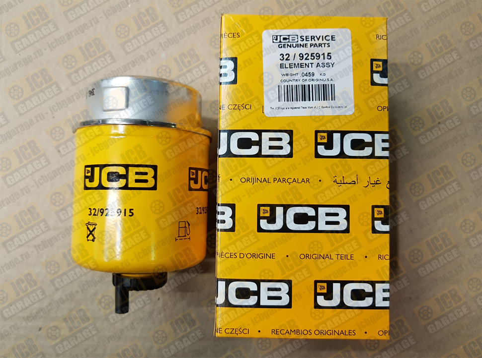 Фильтр топливный JCB, NEW HOLLAND (6121) 32/925915, 84559022, 84565926, WK8169, FS19987 / DIFA