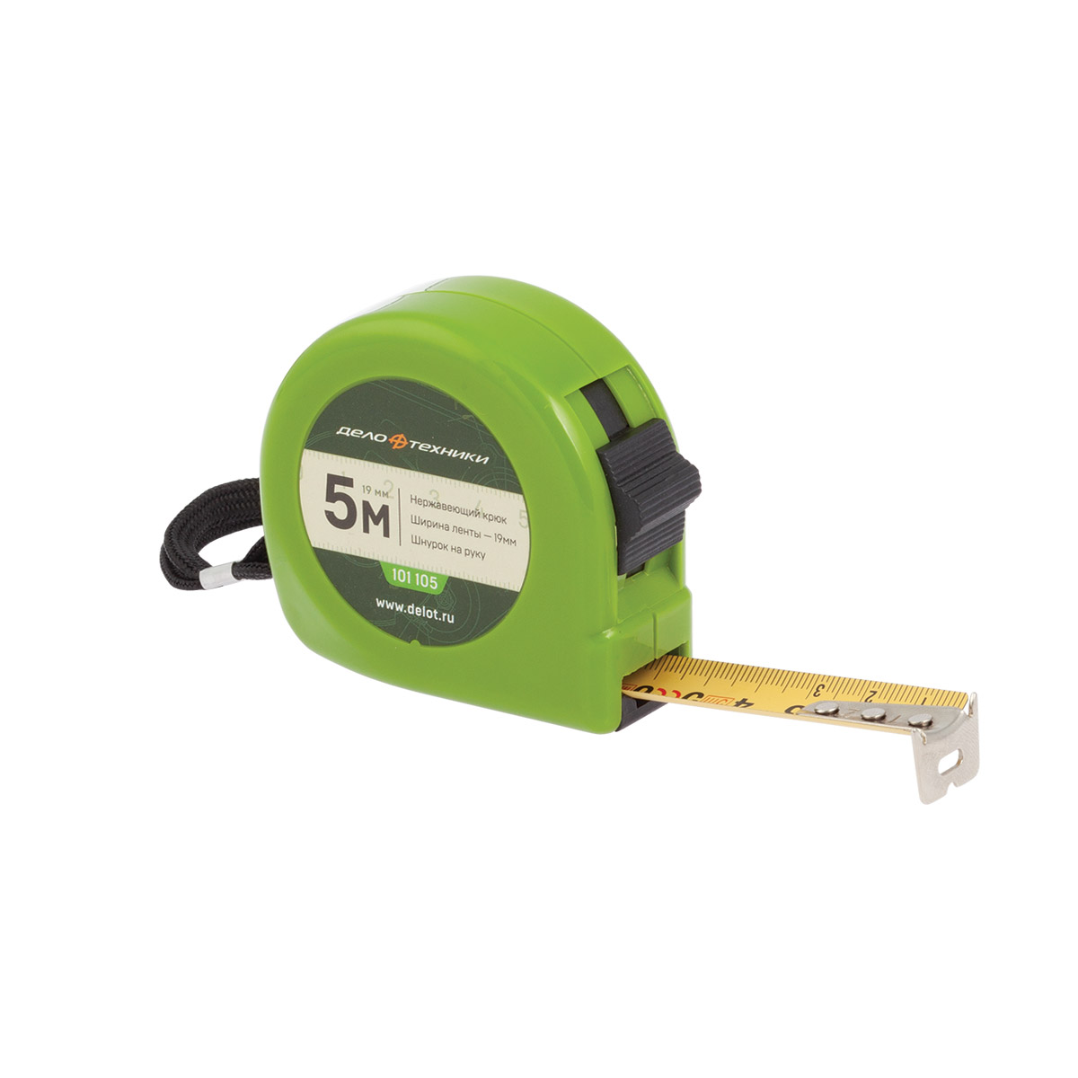 Рулетка 5м*19мм / ДЕЛО ТЕХНИКИ