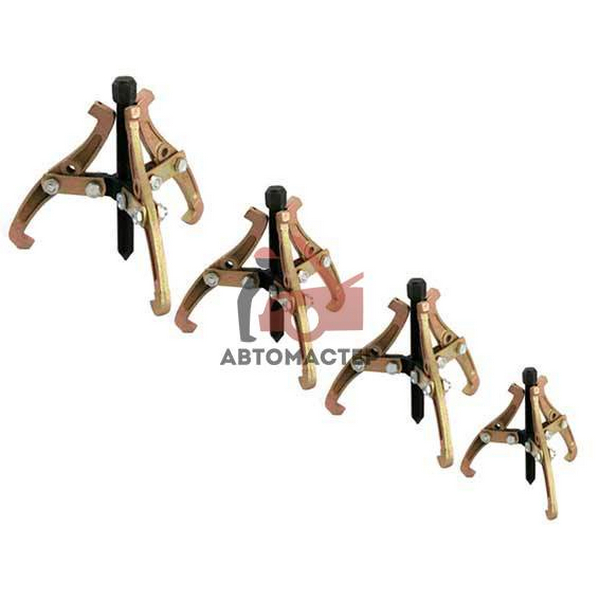 Набор съемников трехлапых 75, 100, 150, 200мм / КОЛИР