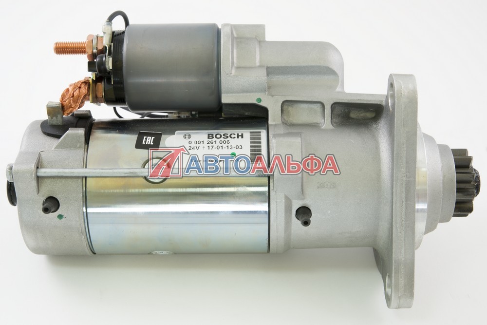 Стартер КАМАЗ ЕВРО-2-3 (10 зуб) / BOSCH