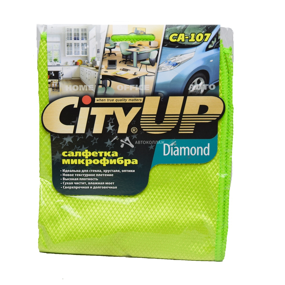 Салфетка микрофибра для стекла (35*40) / CityUP
