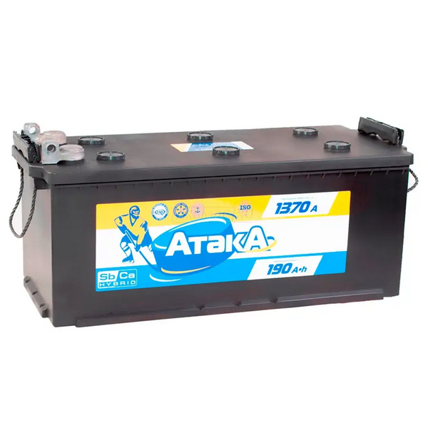 Аккумулятор 190 Амп / АТАКА