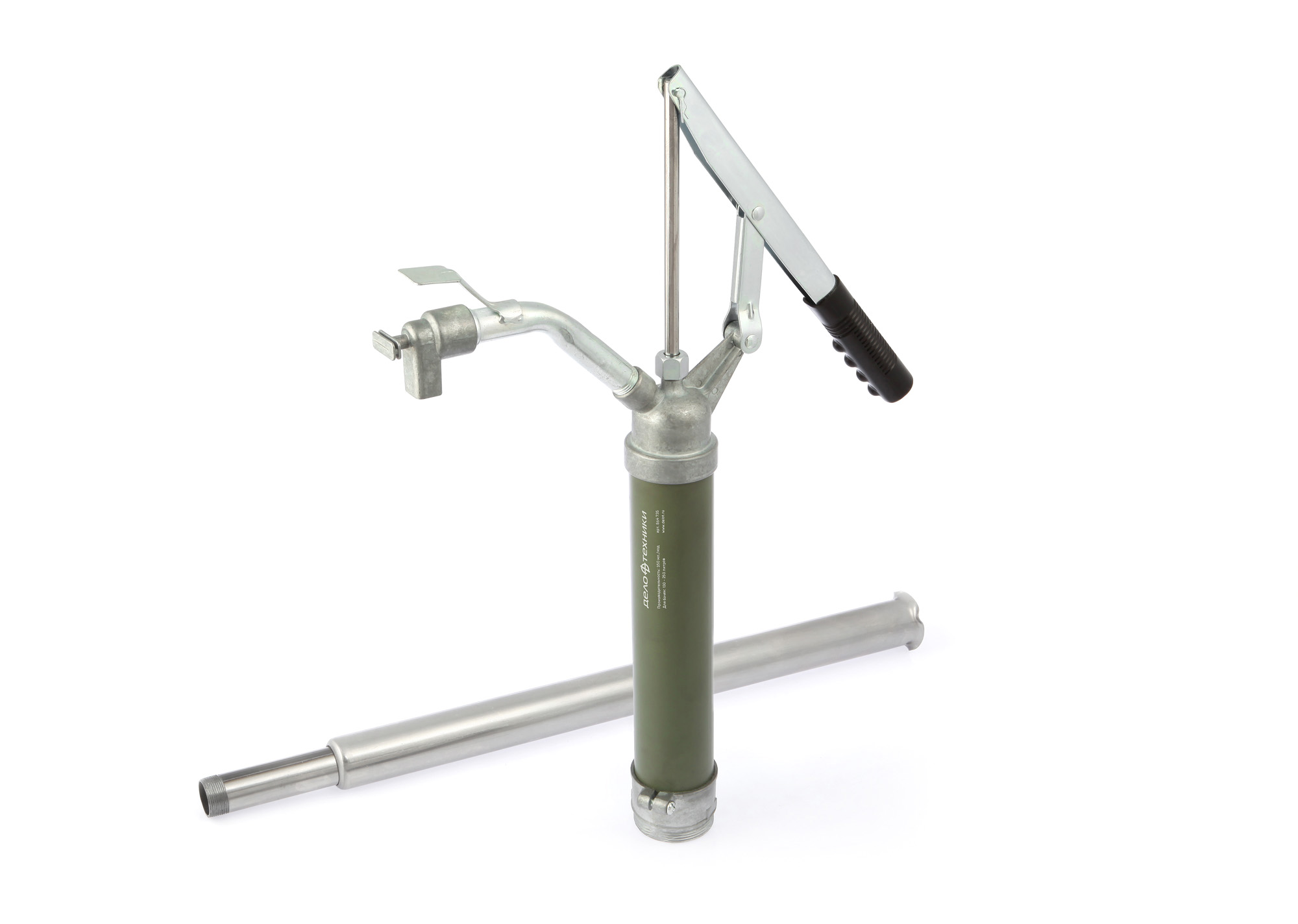 Насос масляный для бочки (с носиком) / ДЕЛО ТЕХНИКИ