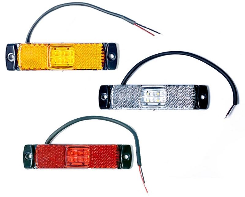 Фонарь маркерный 24v белый (80-01) / ТЕХАВТОСВЕТ