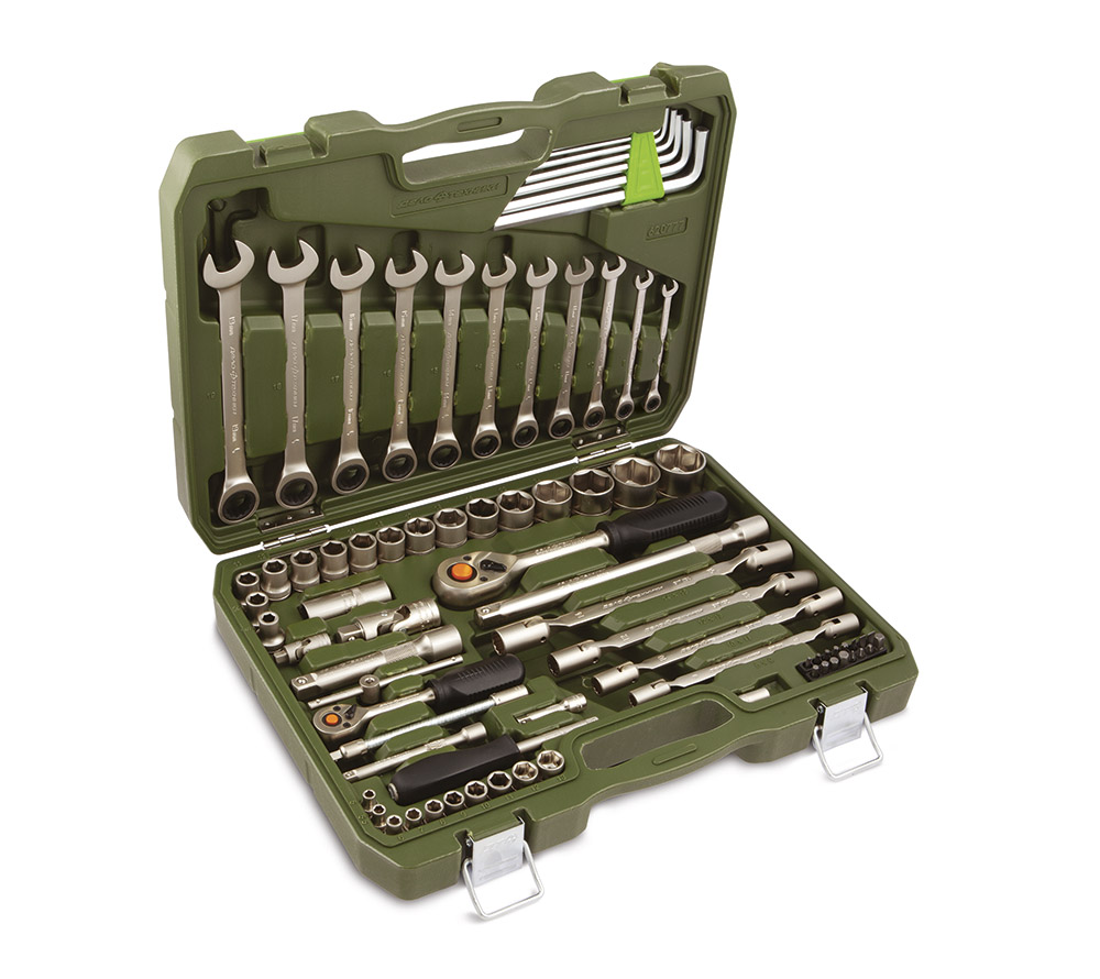 Набор инструментов 77пр (трещот. ключи) / ДЕЛО ТЕХНИКИ