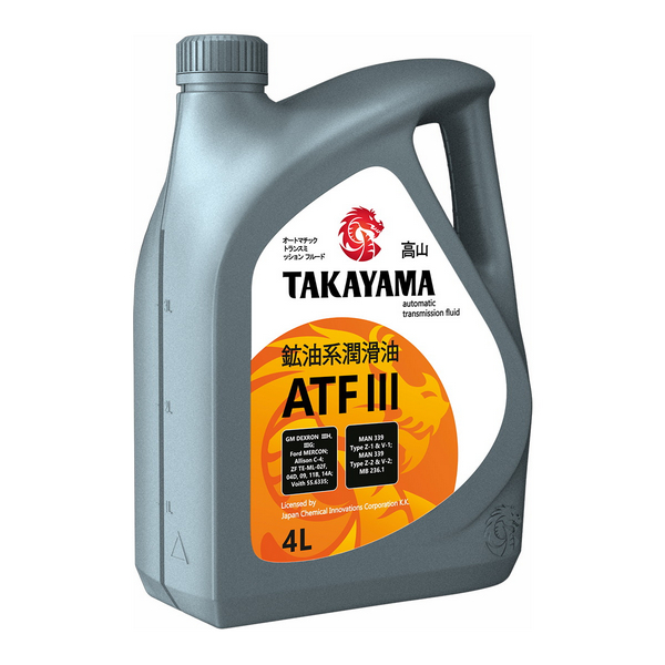Масло АТF III 4л / TAKAYAMA