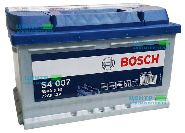 Аккумулятор 72 Амп / BOSCH