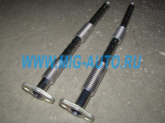 Трубка слива масла с турбокомпрессора КАМАЗ (короткая) / Уфа