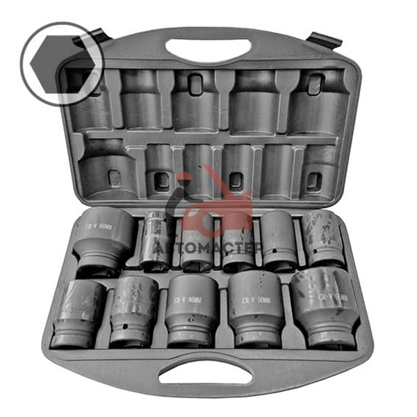 Набор головок для гайковерта Ф21-60 (11пр) / TOPAUTO