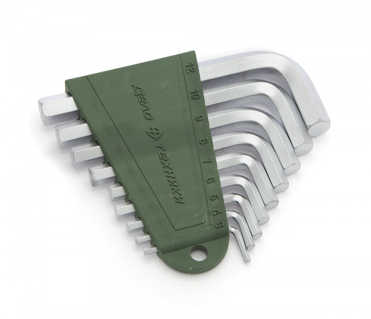 Набор шестигранников 9 пр 3-12мм (короткие) / ДЕЛО ТЕХНИКИ