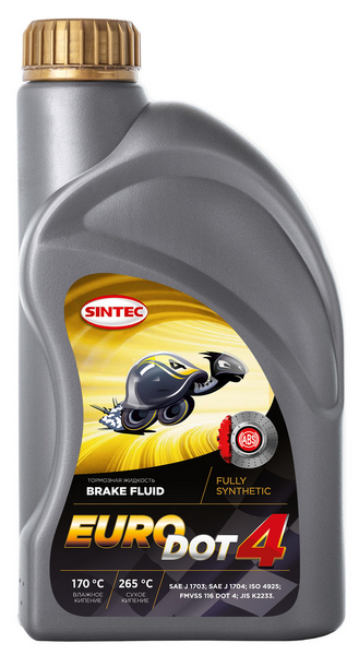 Жидкость тормозная DOT-4 / SINTEC