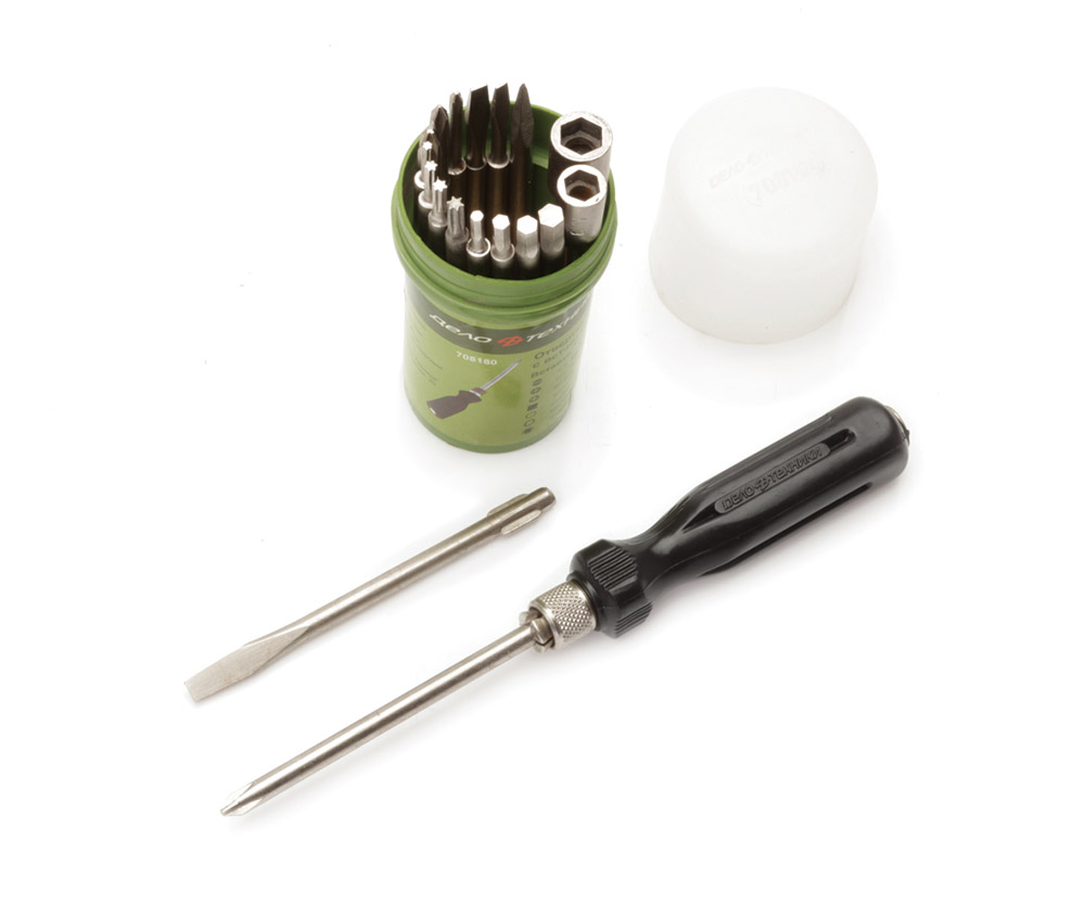 Отвертка цанговая 110мм (вставки 18пр) / ДЕЛО ТЕХНИКИ