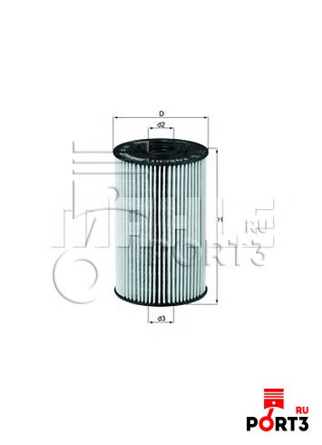 Фильтр масляный OX150D1 / KNECHT