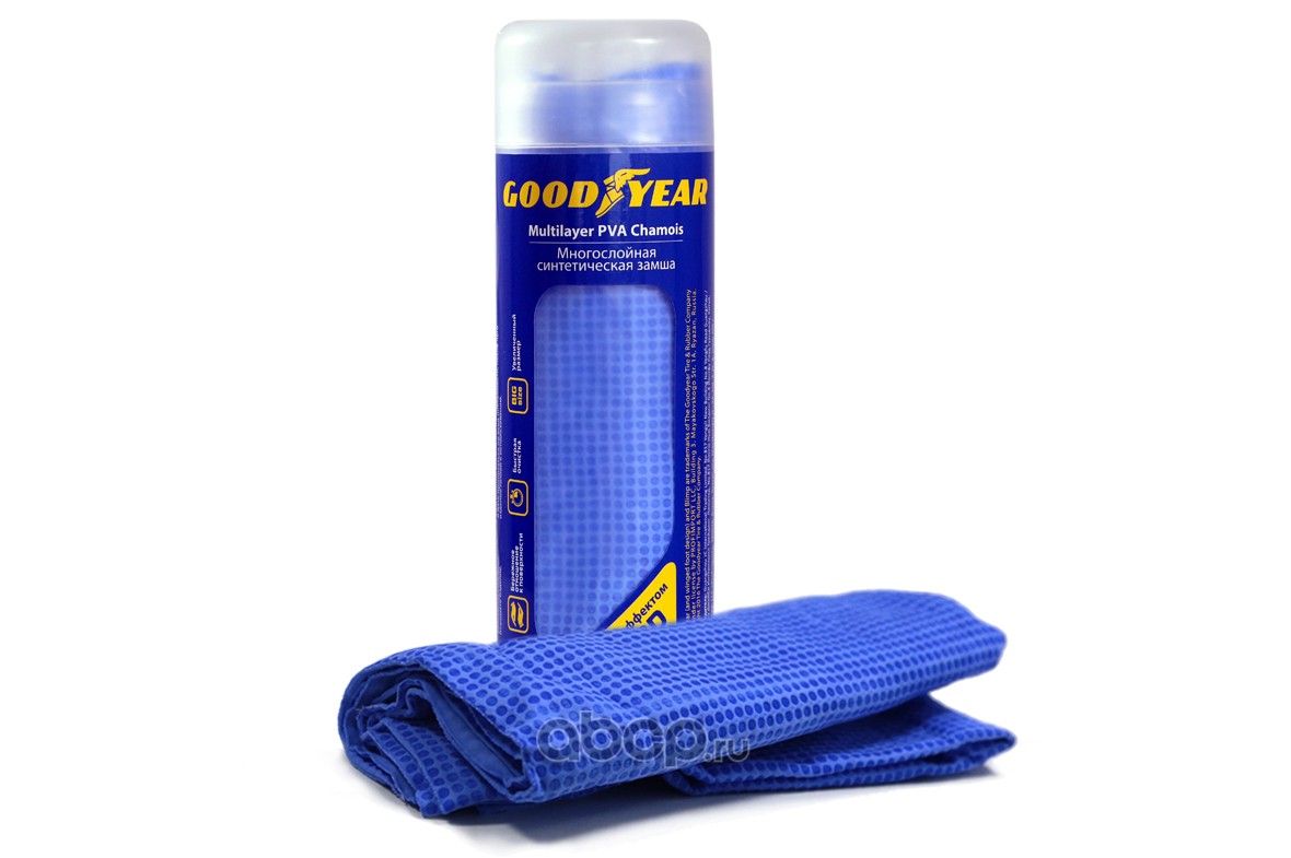 Салфетка в тубусе (замша с тиснением) / Goodyear