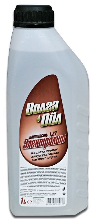 Электролит 1 л / ВОЛГА-ОЙЛ