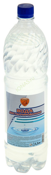 Вода дистилированная 1,5 л / УФА