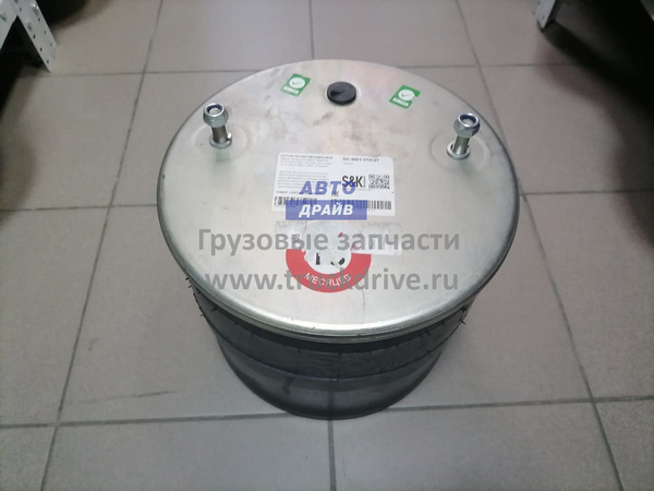 Пневморессора 4881-01К-01 (со стаканом+плита) / GMBH