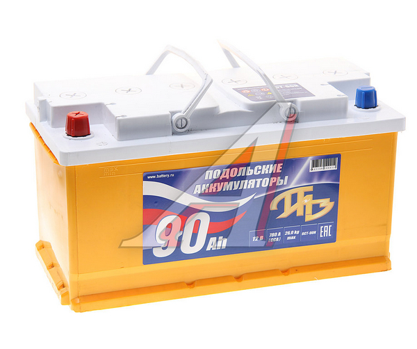 Аккумулятор 90 Амп / Подольский (обратка)