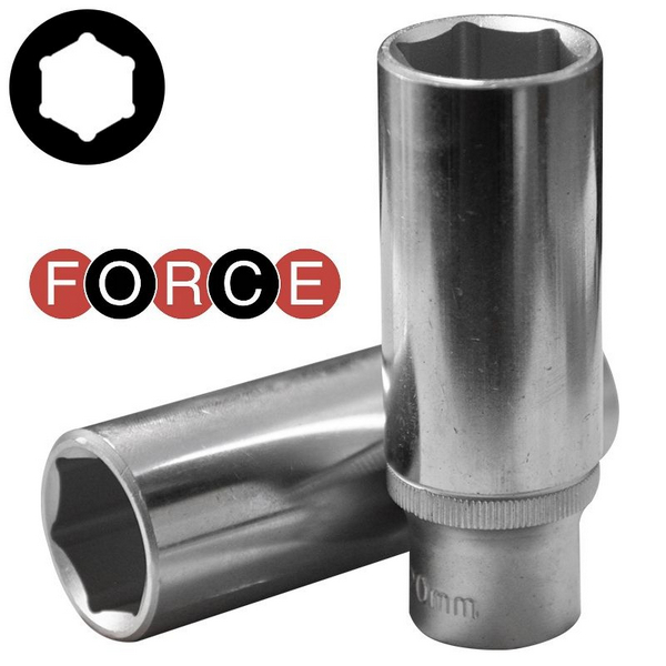 Головка под вороток Ф30 L77 мм (удлиненняя) / FORCE