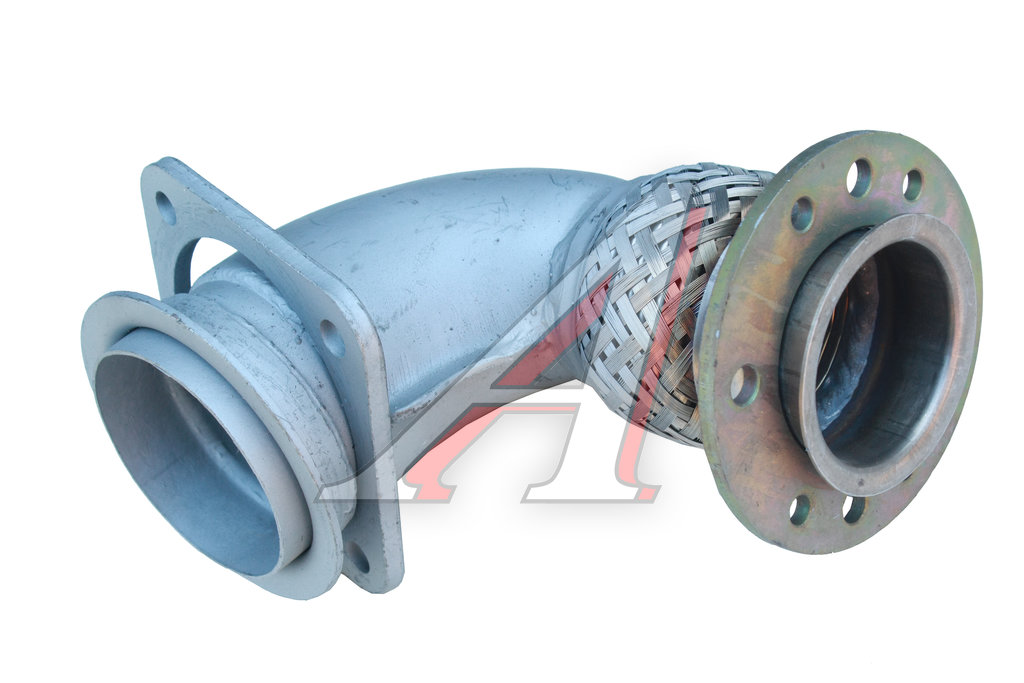 Труба приемная КАМАЗ ЕВРО (ракушка -10) с компенсатором