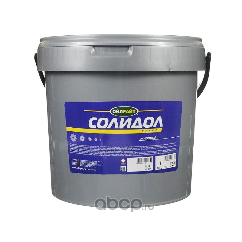 Солидол 5 кг / OIL RIGHT