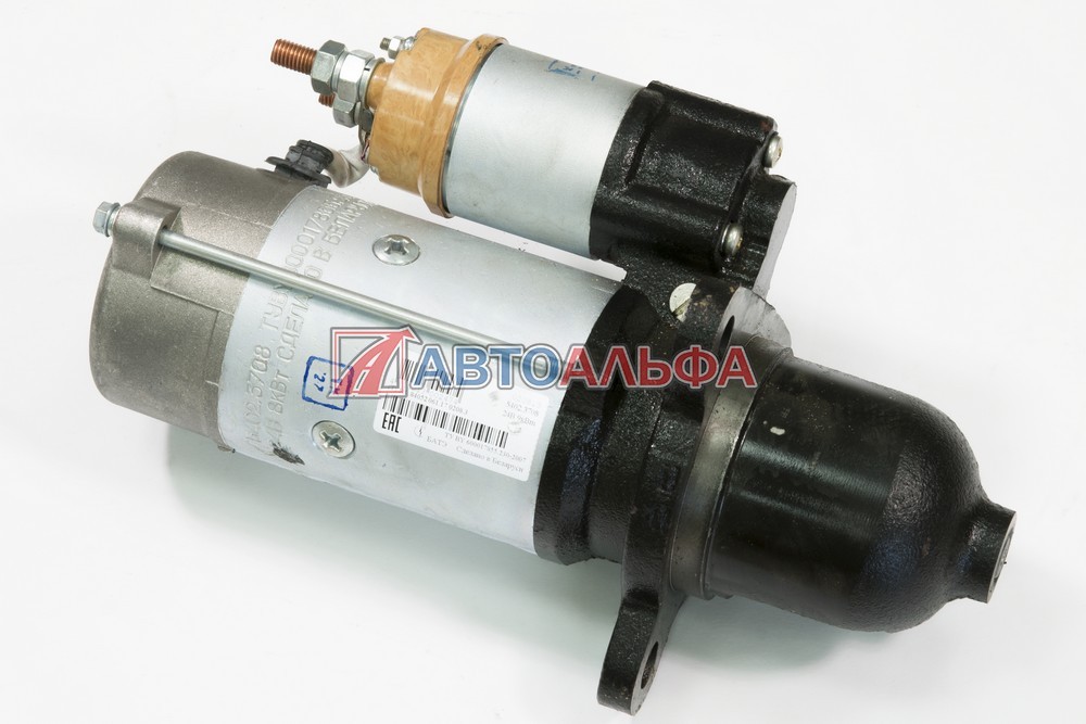 Стартер КАМАЗ ЕВРО (маленький) 3 отверстия / АВТОЭЛЕКТРИКА