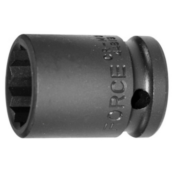 Головка ударная 1/2 12гр 24мм L 43мм / FORCE