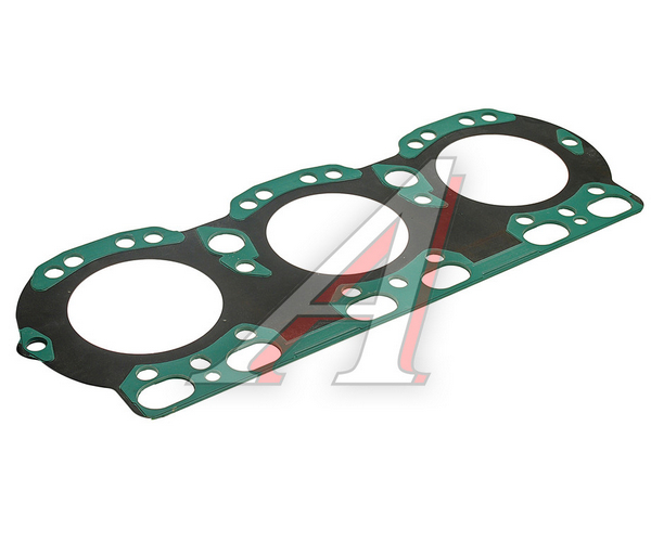 Прокладка ГБЦ МАЗ 236 зеленая (металл+силикон)