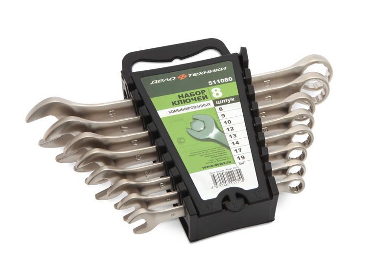Набор комбинированных ключей 8-19 / ДЕЛО ТЕХНИКИ