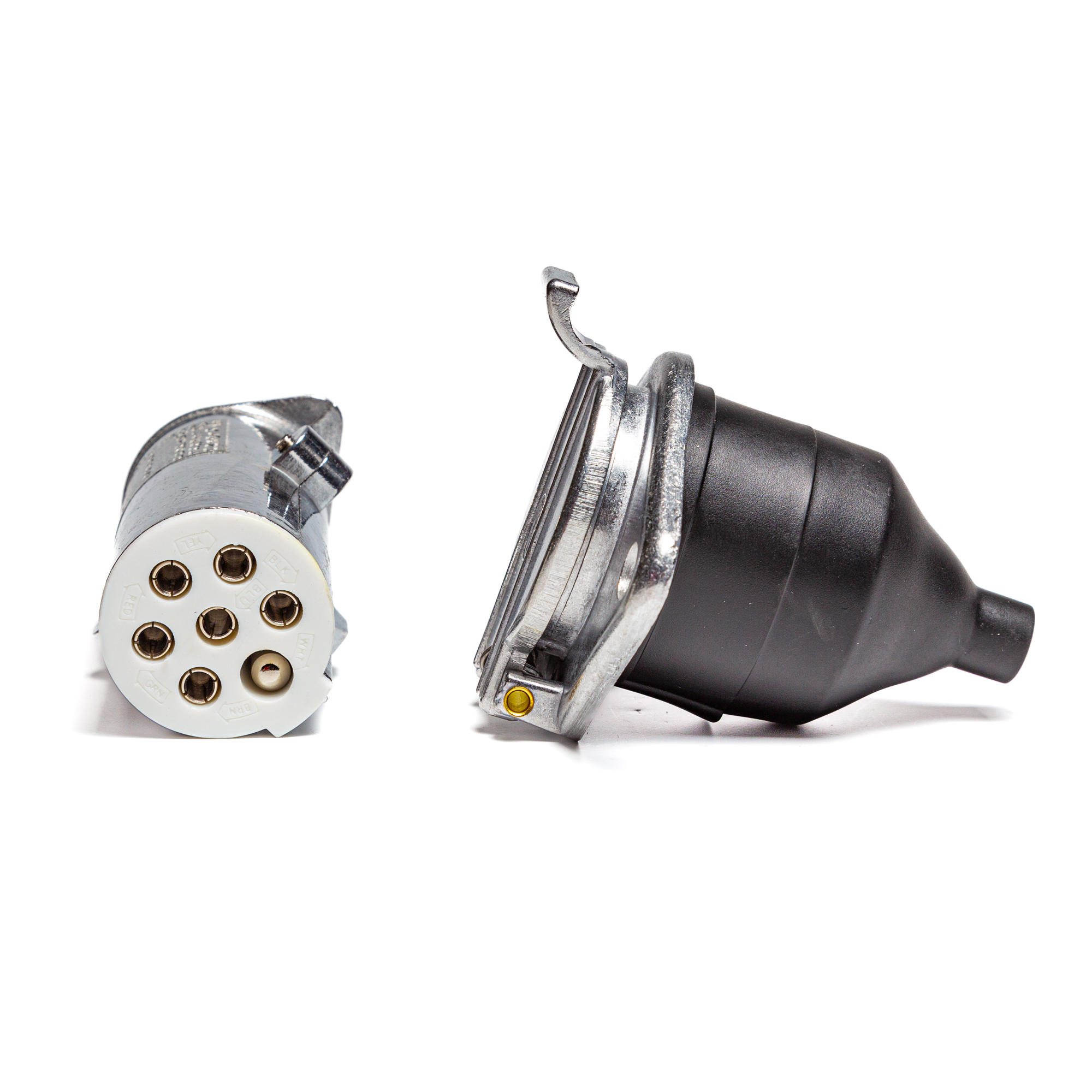 Разъем электрический на прицеп ПС-326 (металл, 7 контактов) / АВТОЭЛЕКТРИКА