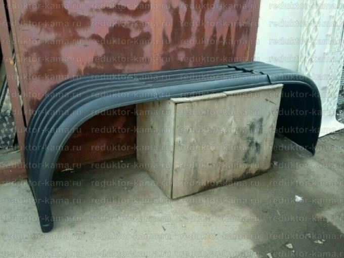 Крыло КАМАЗ спаренное (на две оси) (из 3-х)