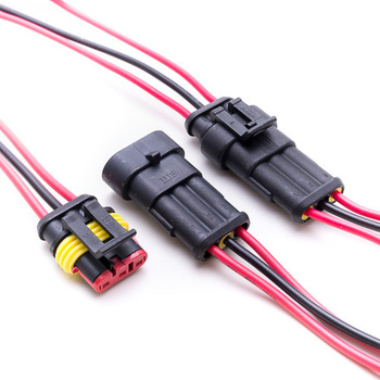 Штекер 3 контакта (AMP гнездовая+штырьевая) / МАЯК