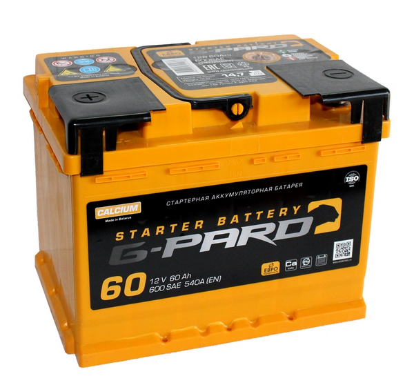 Аккумулятор 60 Амп  / G-PARD