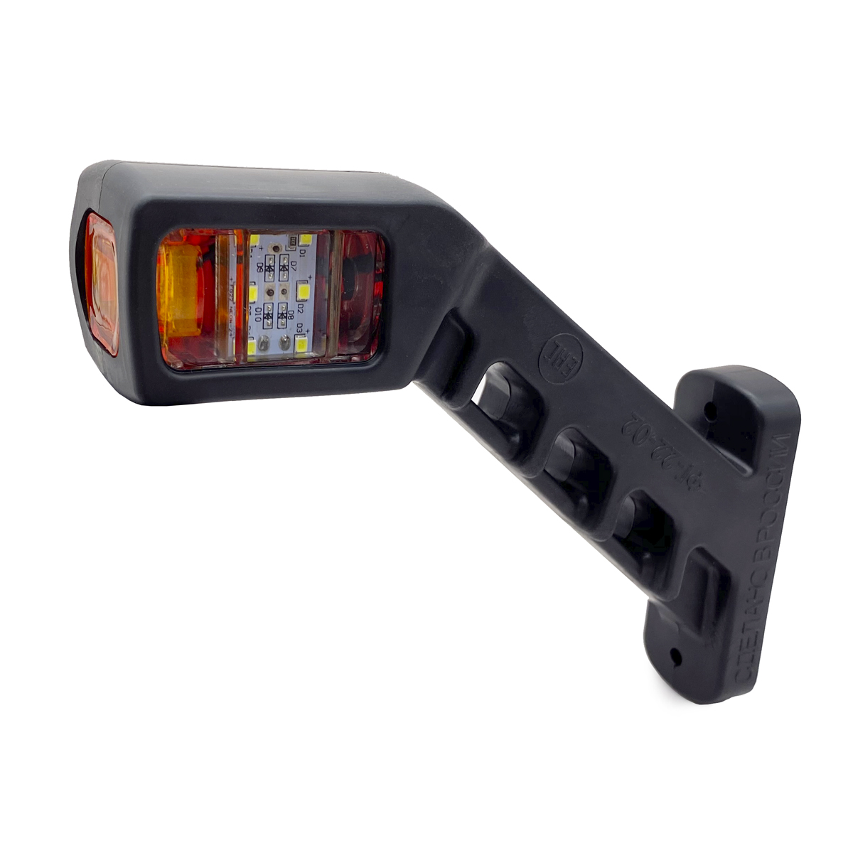 Фонарь габаритный 24v правый 16 диодов (ФГ-22-02R-16LED) / ТЕХАВТОСВЕТ