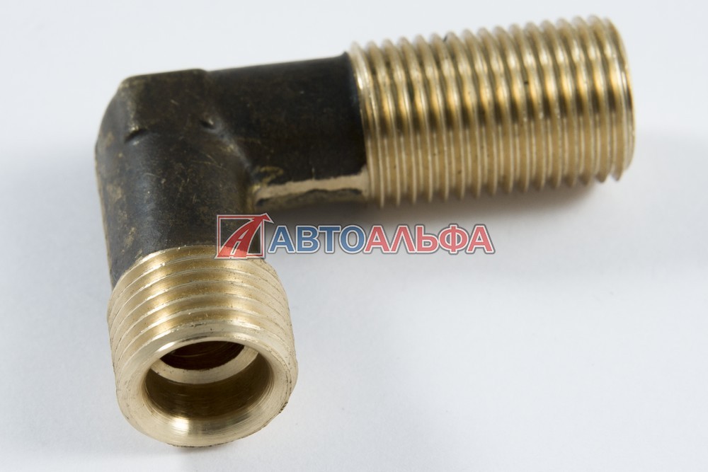 Штуцер угольник 16-16 латунь