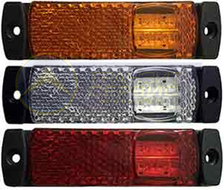 Фонарь маркерный 24v белый (81-01) / ТЕХАВТОСВЕТ