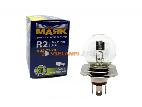 Лампа 24v круглая основная / МАЯК