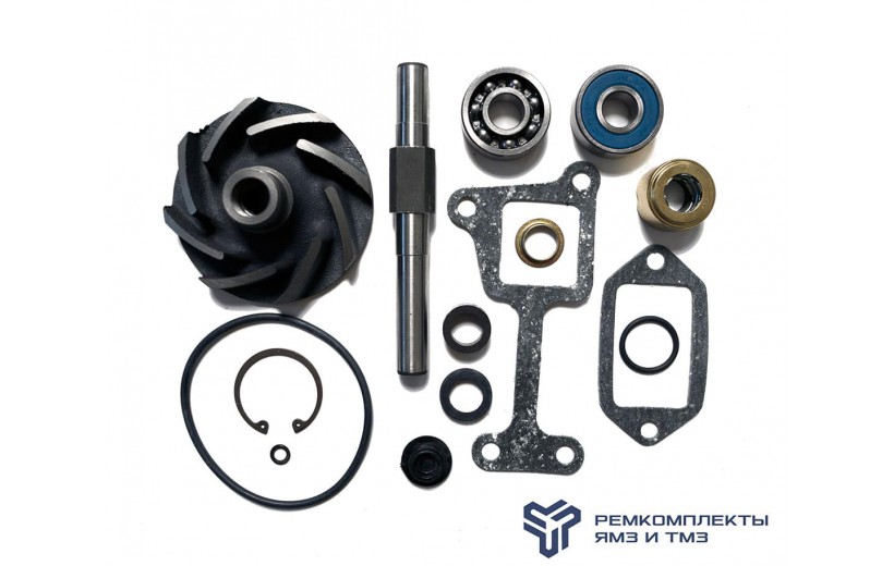Ремкомплект помпы МАЗ-7511 (вал+подшипник+крыльчатка)