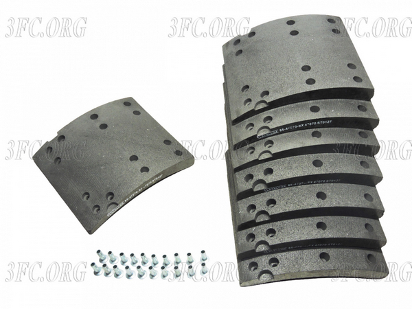 Накладки тормозные STD 419х177,8 НЕФАЗ / STELLOX