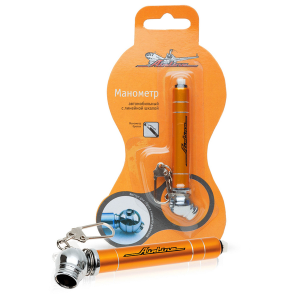 Манометр с линейной шкалой 3,5атм / AIRLINE