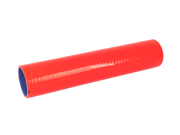 Патрубок ЕВРО МАЗ длинный красный