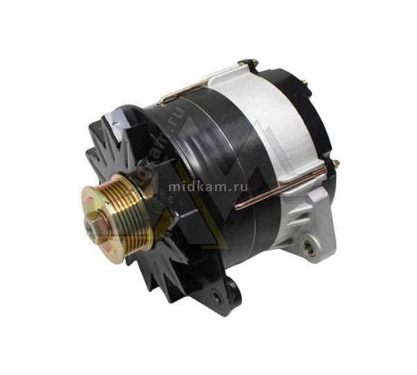 Генератор 80А 24v КАМАЗ ЕВРО-3 (10-ти ручейковый шкив) / ПРАМО