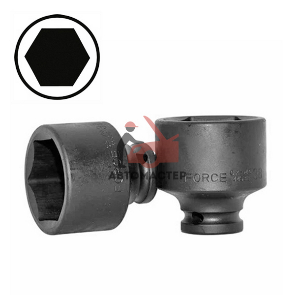 Головка ударная 1/2 6гр 39мм L 52мм / FORCE