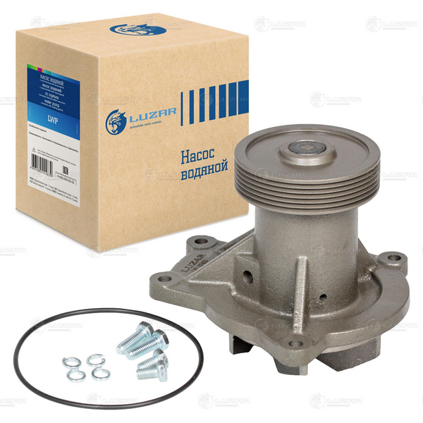 Насос водяной (помпа) КАМАЗ ЕВРО 3 маленький шкив / LUZAR