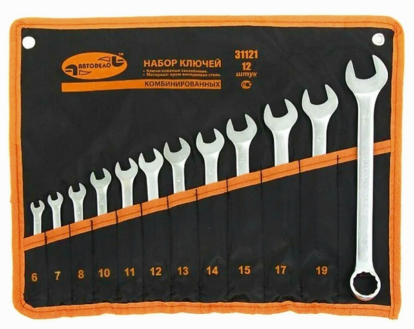 Набор комбинированных ключей 6-22 / АВТОДЕЛО