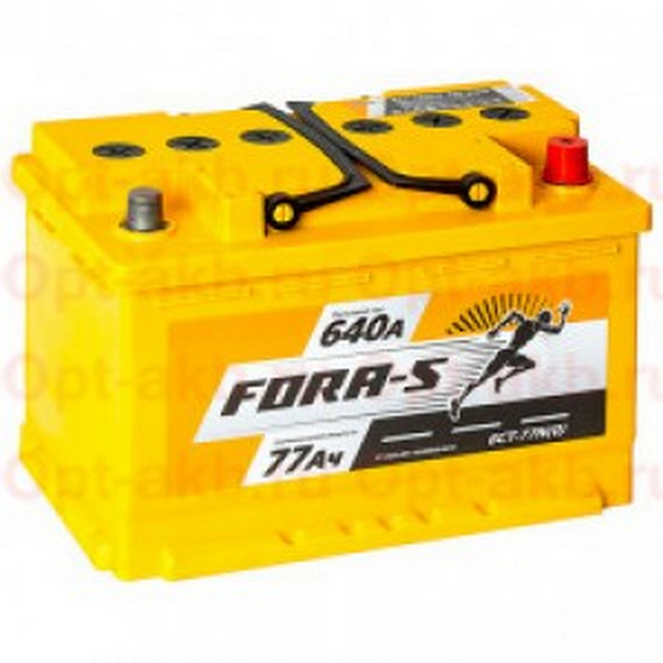 Аккумулятор 77 Амп / FORA (обратка)