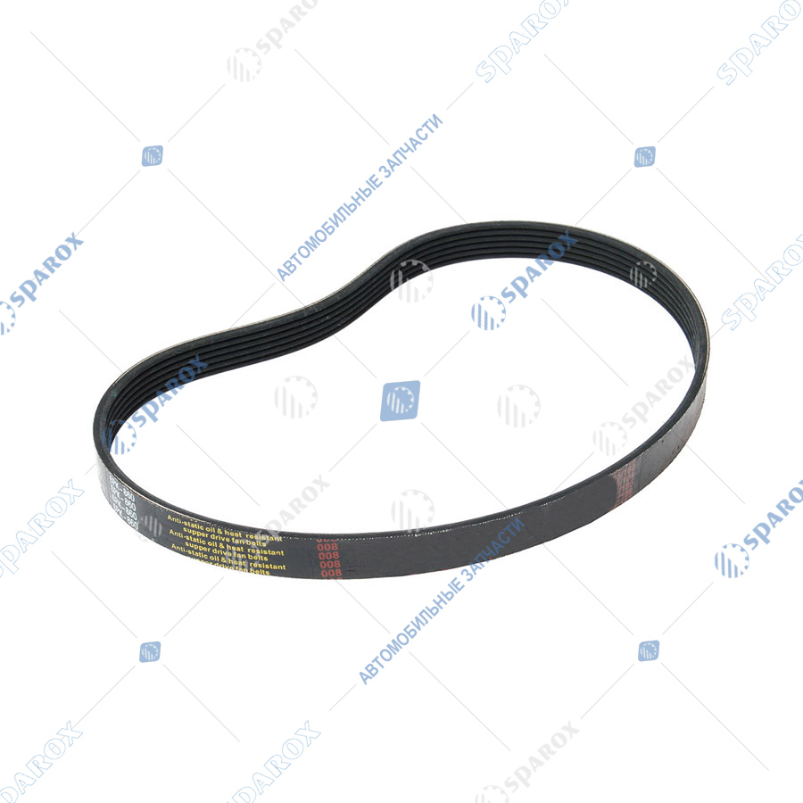 Ремень 860 6РК генератора МАЗ (ручеистый) / Hanse Globelt